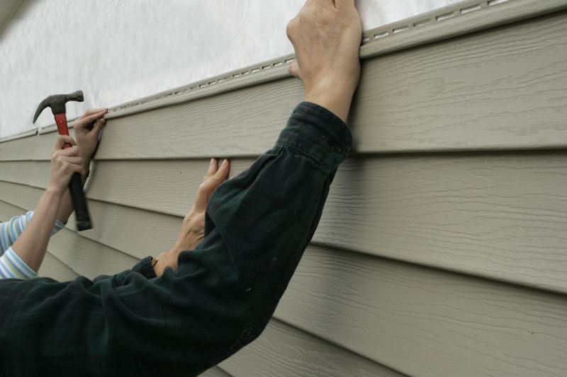 Repaired Vinyl Siding Panel